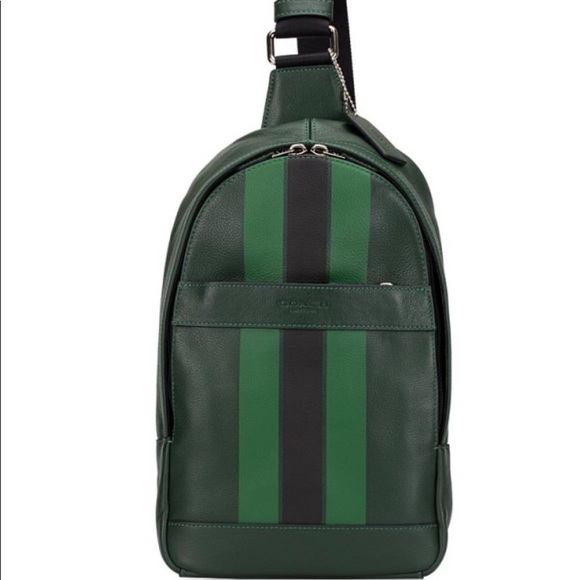 coach men's charles sling pack